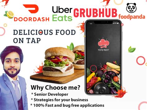 Mobile App Services Build Food Delivery App Like Grubhub Doordash Ubereats