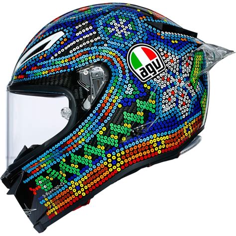Casque Agv Pista Gp R Rossi Winter Test 2018 Limited Edition · Motocard