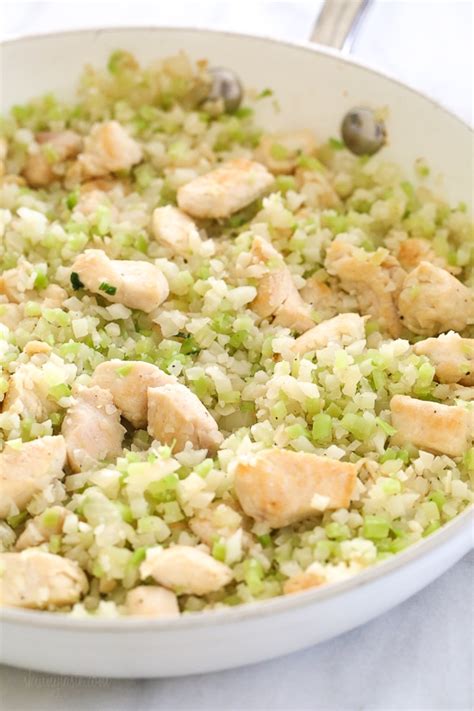 Add shell macaroni, milk and water and stir. Skillet Cheesy Chicken and Veggie "Rice" | Recipe | Riced ...