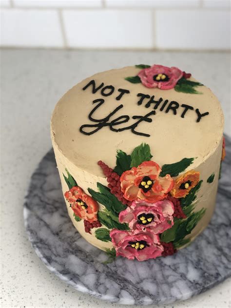 A Fondant Free 29th Birthday Cake Rfondanthate