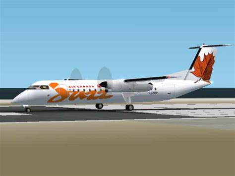 Fs Pro Dehavilland Dash Air Canada Jazz Flight Simulator Mod