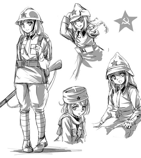 Anime Military Military Girl Fantasy Comics Anime Fantasy Military