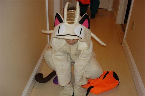 Kids Meowth Costume Homemade By Me Flutterbug79 Flickr