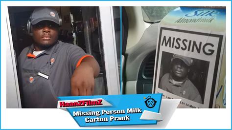 Missing Person Milk Carton Prank Youtube