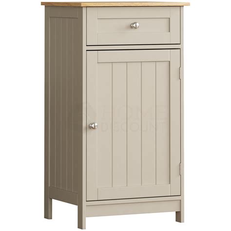 Priano Freestanding Bathroom Cabinet Unit White Vanity Cupboard Storage