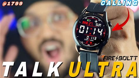 Fire Boltt Talk Ultra Premium Round Dial Calling Smartwatch Best