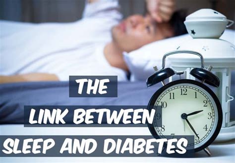 the link between diabetes and sleep lullaby sleep