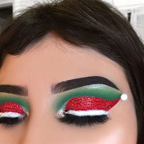45 Adorable Christmas Makeup Ideas You Must Try Style Female