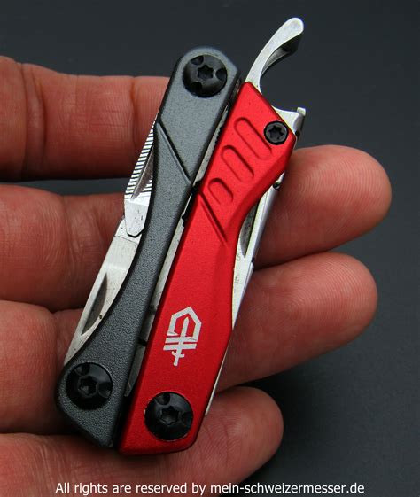 Mein Schweizermesser Gerber Mini Multitool Edc Pocket Tool Dime Red