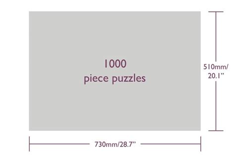 Size Guide Wentworth Wooden Puzzles