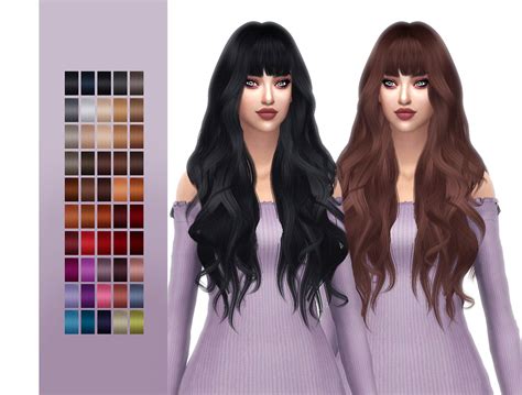 The Sims Resource Anto`s Owl Hair Retextured Sims 4 Hairs
