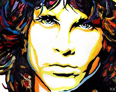 Jim Morrison 16 X 20 Matted 45 In 2021 Jim Morrison Painting