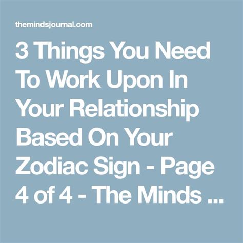 3 Things You Need To Work Upon In Relationships Based On Zodiac Sign