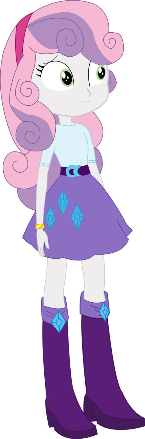 Equestria Girls Sweetie Belle Raritys Clothes By Sketchmcreations On