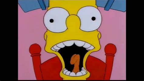 The Simpsons Treehouse Of Horror Vi Barts Screaming Face Youtube