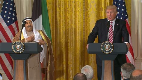 President Trump Emir Of Kuwait Full Remarks Cnn Video