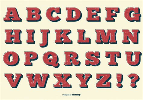 Retro Alphabet