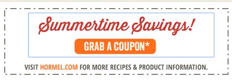 9 Hormel Printable Coupons