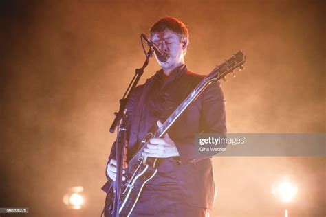 Singer Paul Banks Of The American Band Interpol Performs Live On