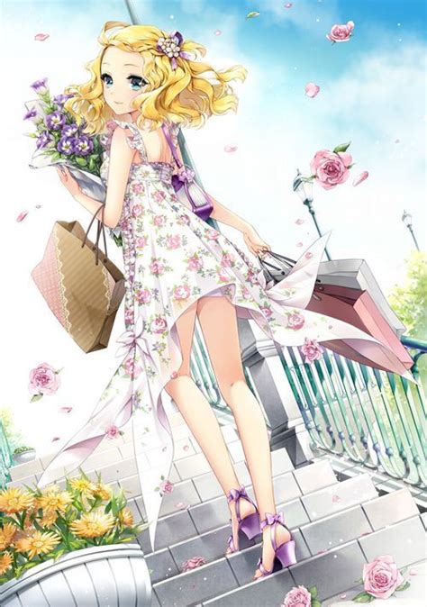 kết quả hình ảnh cho anime girl in prom dress cute anime pinterest anime kawaii girl and