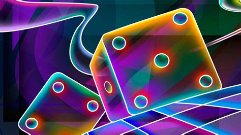 Download Colorful Dice Cubes 3d Full Wallpaper