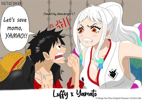 Luffy X Yamato By Hameru17 On Deviantart