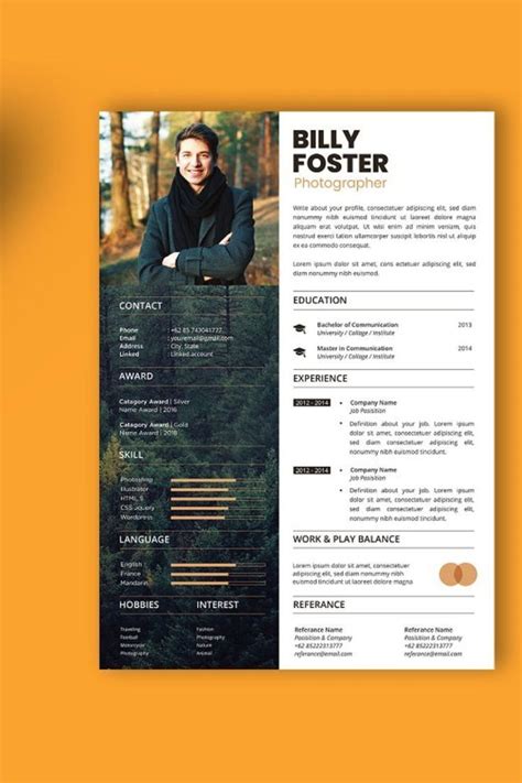 brandingacura   design professional resumecover letter template