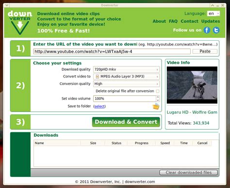 Downverter Free Youtube Video Downloader And Converter