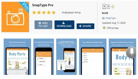 Bridgingapps Virtual Learning App For Special Needs Students Snaptype