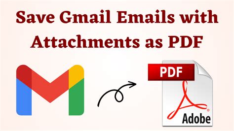 Save Gmail Emails With Attachments As Pdf Tested Solution