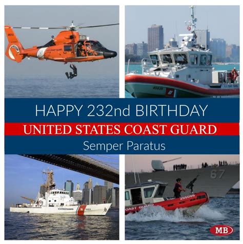 Happy Birthday United States Coast Guard Honoring The Past Securing