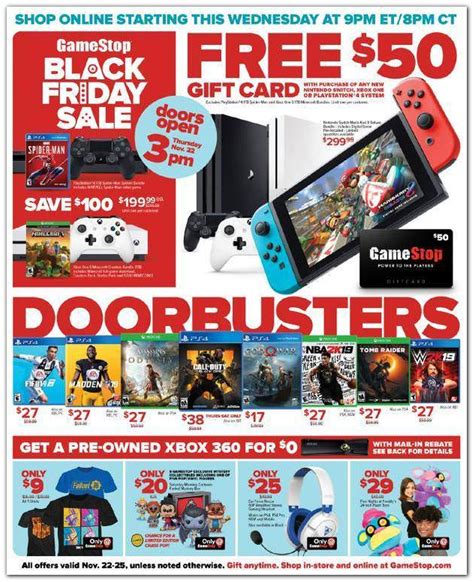 There are so many deals on. GameStop Black Friday 2019 Ad, Deals and Sales