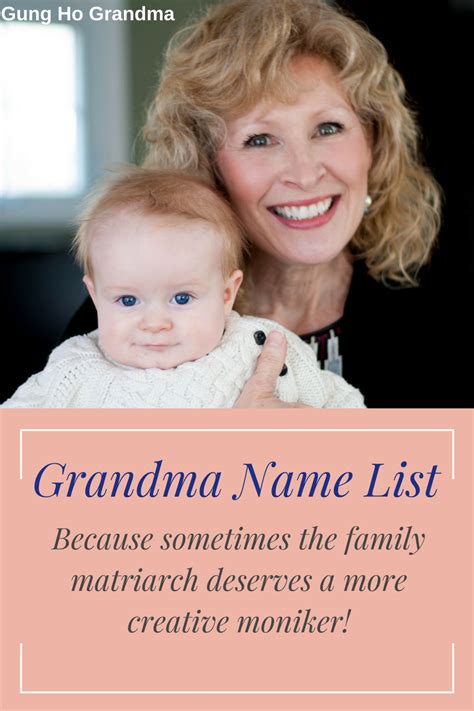 Grandma Names Grandma Names Cute Grandma Names Other Names For Grandma