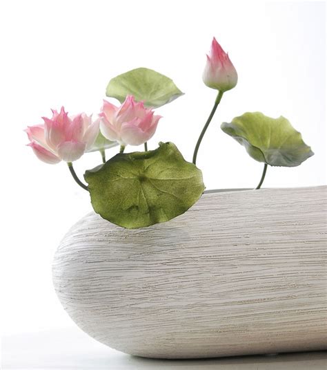 popular artificial lotus flowers buy cheap artificial lotus flowers lots from china artificial