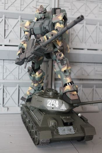 Dennis Toys 1100 Customed Army Camouflage Gundam Ground Type