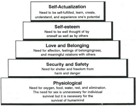 107 Maslows Hierarchy Of Needs Nursing Fundamentals I