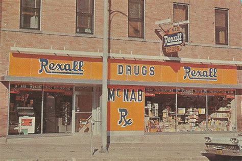 Up Newberry Mi 1960 Mcnab Rexall Drug Store And Downtown S Flickr