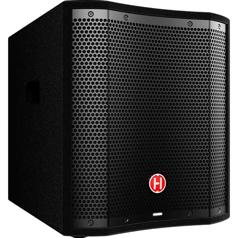 Harbinger S12 12 In Compact Powered Subwoofer With Dsp Woodwind