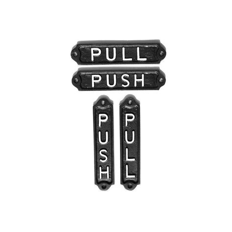 push and pull door signs traditional old victorian antique old etsy