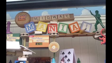 Toy Story Midway Mania Disney World Florida Hollywood Studios Ride 164