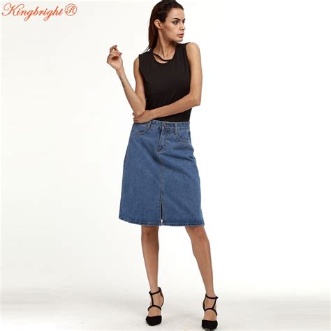 2017 Spring Jeans Blue Denim Skirts Short Skirt High Waist Jeans Sexy Skirts Saias Jean Longa