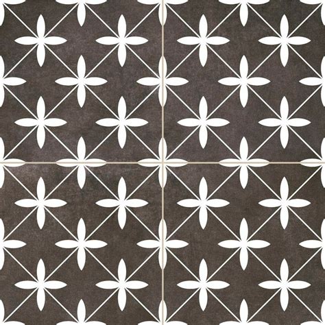 Oakham Black Pattern Tiles Walls And Floors