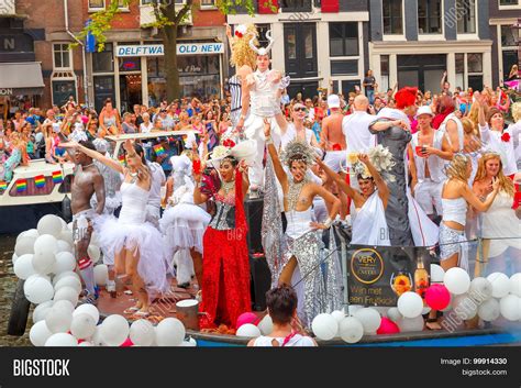 amsterdam canal parade image and photo free trial bigstock