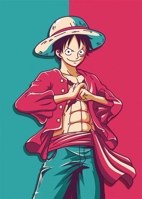 Luffy Poster By Introv Art Displate Manga Anime One Piece One