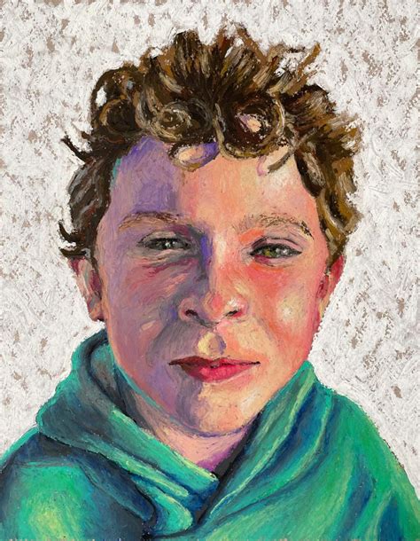 The Oil Pastel Course Colorful Portrait