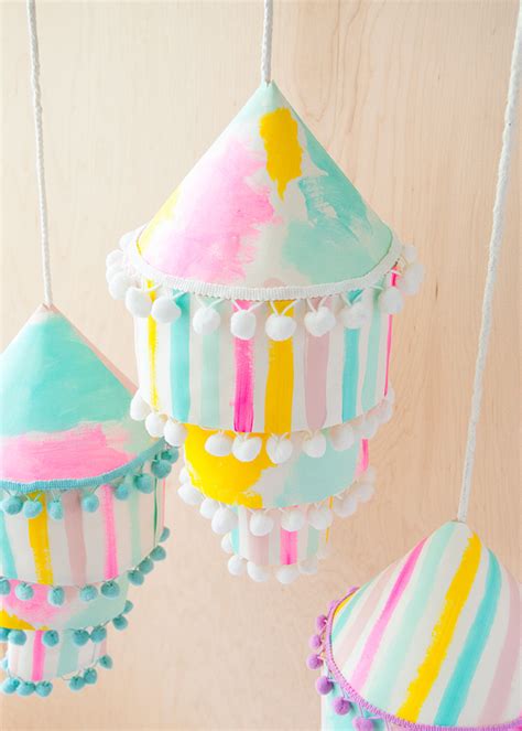 Painted Paper Lanterns Handmade Charlotte