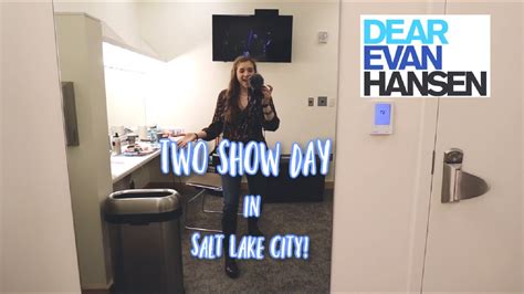 2 Show Day On Tour With Dear Evan Hansen Youtube