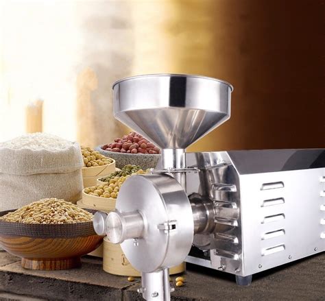 Automatic Wheat And Millet And Sorghum Flour Mill Machine Mini