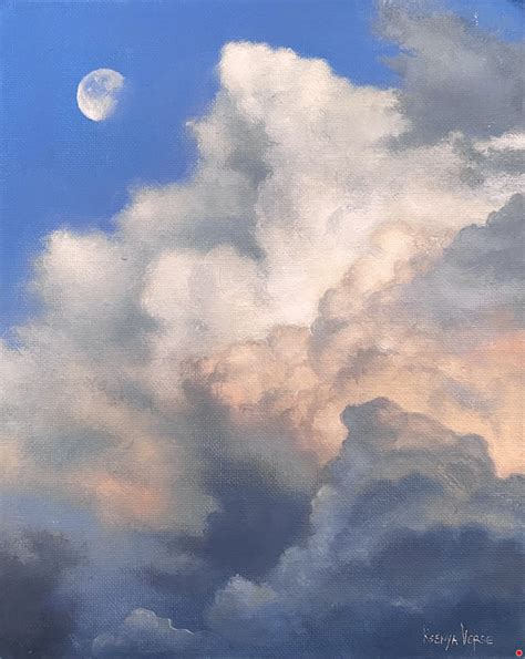 Exquisite Oil Paintings Capture The Beauty Of Cloudy Days Cui Mingda