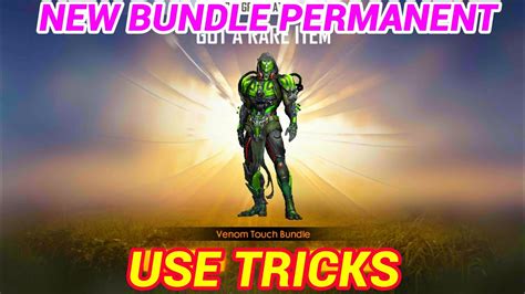 Make sure to select the proper region for your account. PERMANENT VENOM TOUCH BUNDLE NEW DIAMOND IN FREE FIRE ...